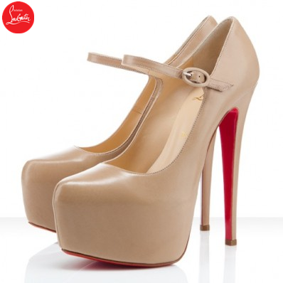 Outlet Christian Louboutin Lady Daf 160mm Mary Jane Pumps Nude