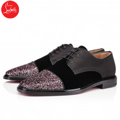 Sale Christian Louboutin Bruno Orlato Men Loafers Black Grey
